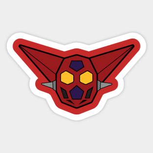 Getter Robot Head Sticker